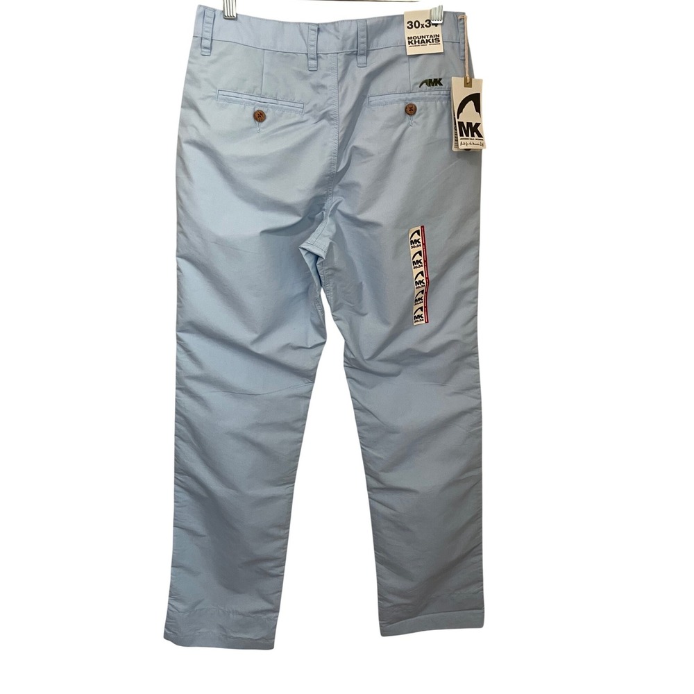 Mountain Khakis Broadway Fit Mens Pants 30x34 Light Blue Chino Office Casual - Picture 2 of 8